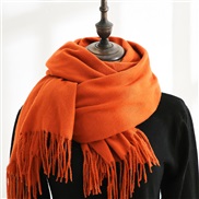 (70*180CM .)( Orange) scarf  China imitate sheep velvet scarf warm Korean style fashion tassel Collar