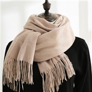 (70*180CM .)( Beige) scarf  China imitate sheep velvet scarf warm Korean style fashion tassel Collar