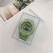 ( Peppermint Green )ns Korean style nght-lumnous sport electronc watch  student watch