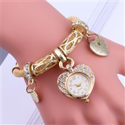 ( yellow)Korean style fashon watch wrst-watches watch-face  love watch Korean style steel belt watch