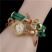 ( green)fashon lady watch bow bangle watch woman style