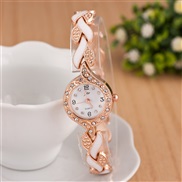 ( white)wsh creative lady fashion trend Leaf Bracelets quartz watch woman