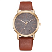( Brown)fashon lady watch woman watch-face quartz watch-face belt woman style wrst-watches
