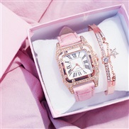 ( Pink) style woman watch-face trend fashon shell lady quartz watch-face damond belt samll watch-face wrst-watche