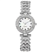 ( Silver)fashon dgt damond lady watch woman watch-face quartz watch-face Bracelets woman style wrst-watches