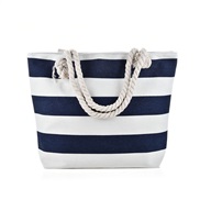 ( blue stripe) Stripe bag  lady Shoulder bag leisure woman canvas bag