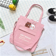( Pink )canvas bag wo...