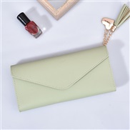 coin bag woman long style Korean style student Wallets fashion love pendant tassel buckle coin bag