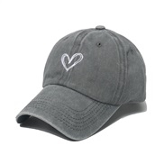( gray)spring summer retro sun hat woman baseball cap love lovers cap Korean styleins
