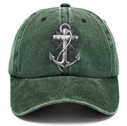 ( Army green) cotton print hat man retro baseball cap sun hat
