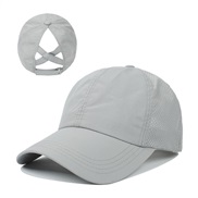 (  Light gray)baseball cap woman  occidental style outdoor sports baseball cap draughty eyes cap