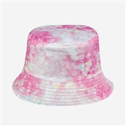 (M56-58cm)occidental style color print hip-hop cap  Outdoor sunscreen hat Graffiti Double surface