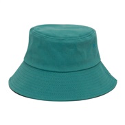 (M56-58cm)( green)high quality pure color hip-hop cap  occidental style big Outdoor sun hat embroiderylogo