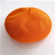 ( one size)( orange)Korean style fashion all-Purpose summer  retro knitting  pure color