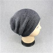 ( black)hat  Autumn and Winter Stripe hedging  man lady Autumn and Winter warm woolen  occidental style Outdoor knitting