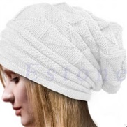 (L58-60cm)( white) hedging  lady Autumn and Winter woolen  occidental style Outdoor knitting