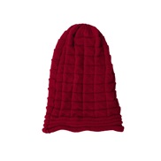(L58-60cm)( Red wine) hedging  lady Autumn and Winter woolen  occidental style Outdoor knitting