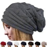 (L58-60cm)( Dark grey) hedging  lady Autumn and Winter woolen  occidental style Outdoor knitting