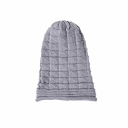 (L58-60cm)( light gray) hedging  lady Autumn and Winter woolen  occidental style Outdoor knitting