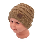 ( khaki)new occidental style fashion child hat woolen knitting  hedging warm hat