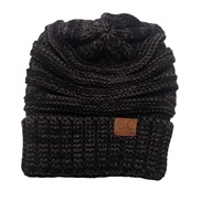 (Without CC mark  )( black  gray)new occidental style fashion child hat woolen knitting  hedging warm hat