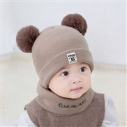 (Coffee )child hat Autumn and Winter Baby hats woolen warm child hat