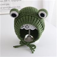 ( green)Baby hats Autumn and Winter woman child knitting woolen Winter man lovely super