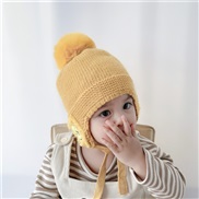 ( proposalh8 Months-2 years old46-48cm))( yellow) autumn Winter child warm woolen lovely super man woman knitting hedgi