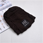 ( one size)( Brown)man hat Winter sport Outdoor Korean style hedging velvet woolen Word velvet thick warm knitting