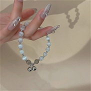 ( Bracelet  Silver)Opal bracelet woman samll highins brief temperament