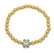 handmade gilded beads  occidental style brief sun flower watch-face braceletbrg