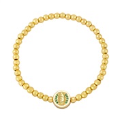 ( green)samll brief bracelet woman  occidental styleins all-Purpose beads elasticitybrh