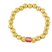 ( rose Red) gildedmm beads bracelet woman  brief creative occidental style temperamentbrh