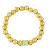 ( green) gildedmm beads bracelet woman  brief creative occidental style temperamentbrh