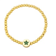 ( green)zircon beads star Five-pointed star bracelet woman  occidental style samll handmade beads elasticity ropebrh