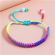 fashion concise color establishment rope personality bracelet