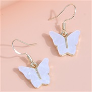 fashion conciseOL sweet butterfly personality earrings