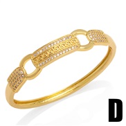 (D) temperament fully-jewelled bangle womanins retro personality Starry all-Purpose fashionbrg
