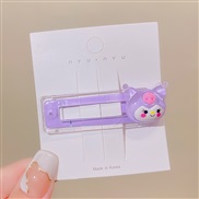 ( purple)samll same style three hair clipbbins lovely woman elly color transparent