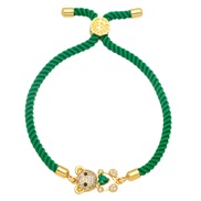( green)fashion love samll bracelet woman lovelyins brief samll handmade weave rope braceletbrg