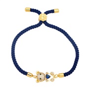 ( blue)fashion love samll bracelet woman lovelyins brief samll handmade weave rope braceletbrg