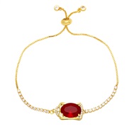 ( red)zircon bracelet womanins samll lovers temperamentbrg