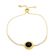 ( black)occidental style samll bracelet lady brief fashion all-Purpose elegant diamond geometry big zircon braceletbrg