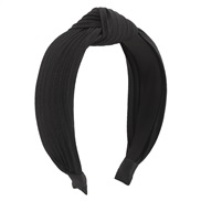 ( black)F occidental style wind retro Stripe pure color Headband  Cloth lady Headband