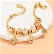 fashion  Metal all-PurposeDL concise flowers love personality woman bracelet