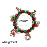(BR78 )christmas beads bracelet hristmas anta harm racelet R