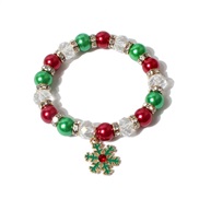 (BR83  2)christmas beads bracelet hristmas now harms racelet R