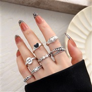 (56355 1) retro fashion trend love ring set samll more ring