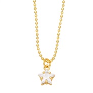 ( white) star necklac...