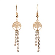 ( Gold)occidental style fashion Earring tassel earrings  long style earring  tassel earrings woman F
